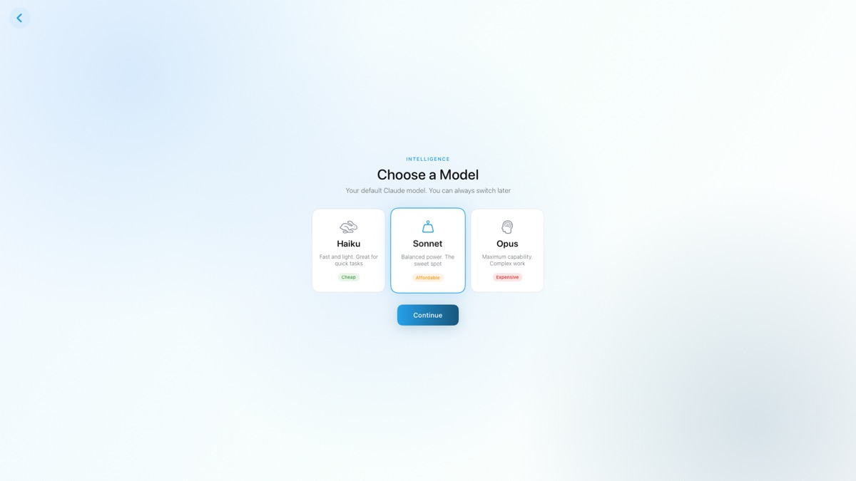 AI Model selection
